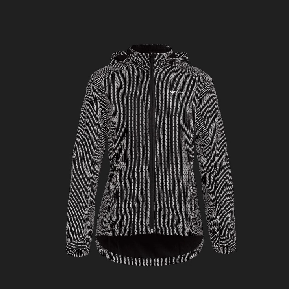 Sugoi women’s hooded Zap reflective training jacket